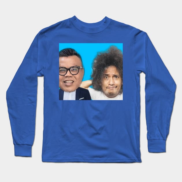 NGABDUR PODCAST CING ABDEL DAN ABDUR Long Sleeve T-Shirt by Ngab Dur Podcast